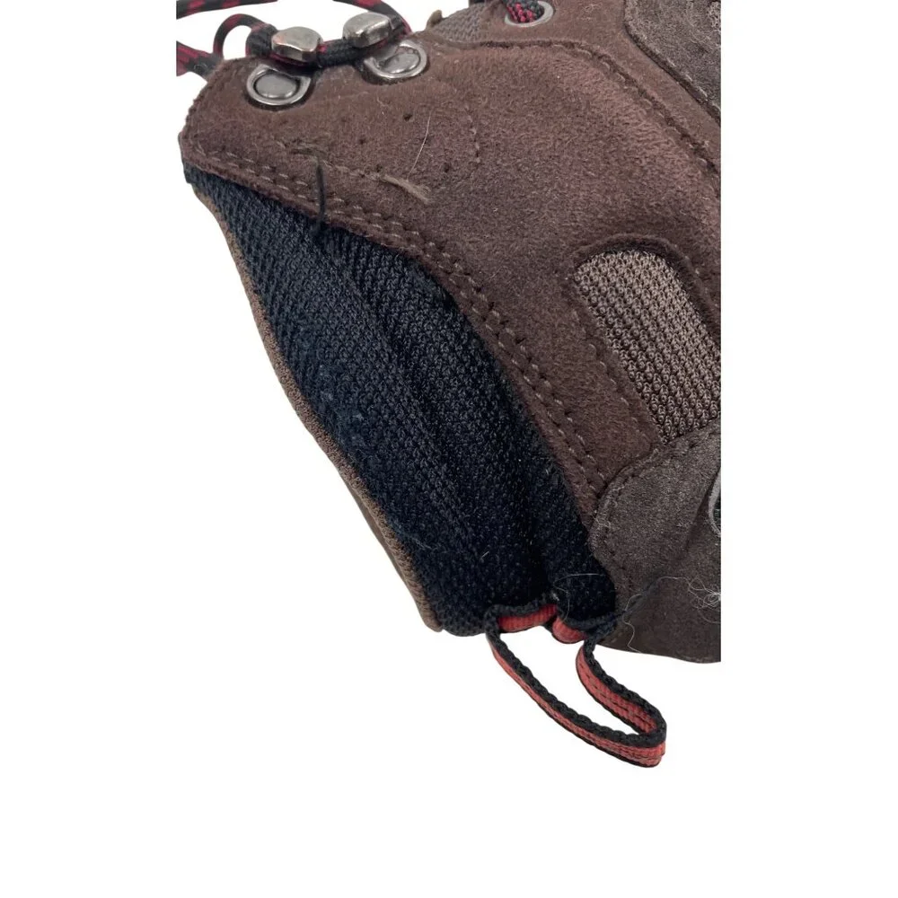 Denali Mens Waterproof Hiking Boots Brown/Black/Red Size 7 Outdoor Trail Shoes - Picture 10 of 14